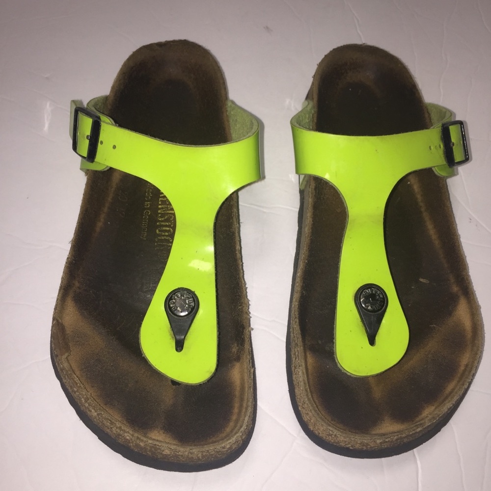 Birkenstock Neon Yellow Sandals